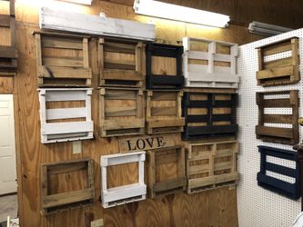 Assorted wine racks
