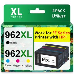 4 Pack Ink Cartridge Replacement for HP 962XL 