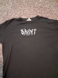 SAINT BLACK LONG SLEEVE SHIRT SIZE LARGE