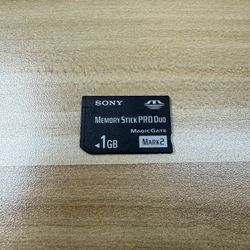 Sony 1GB Memory Stick Pro Duo Magic Gate Memory Card for PSP
