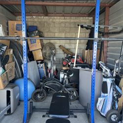 Power Rack And Bench Set