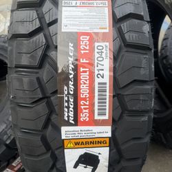 35x12.50R20 TIRE NITTO RIDGE GRAPPLER