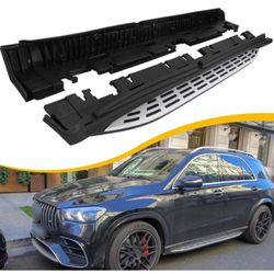 Running Boards Side Steps Fit for 2020-2024 Mercedes Benz GLE W167 GLE350 GLE450 GLE450e GLE580 Nerf Bar Accessories