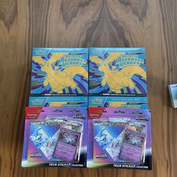Pokémon Lot - 4x Ascended Heroes ETB & 2x Prismatic Tech Sticker Collection