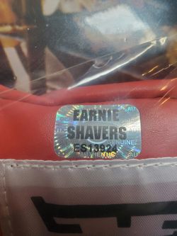 Earnie Shavers Autographed Boxing Glove and Photo