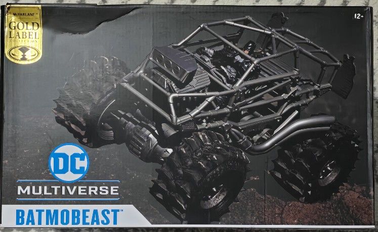 DC Multiverse GOLD LABEL Batmobeast & Dark Nights Death Metal (NO FIGURE)