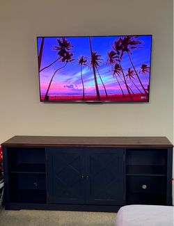 Navy Blue 70 inch Tv stand