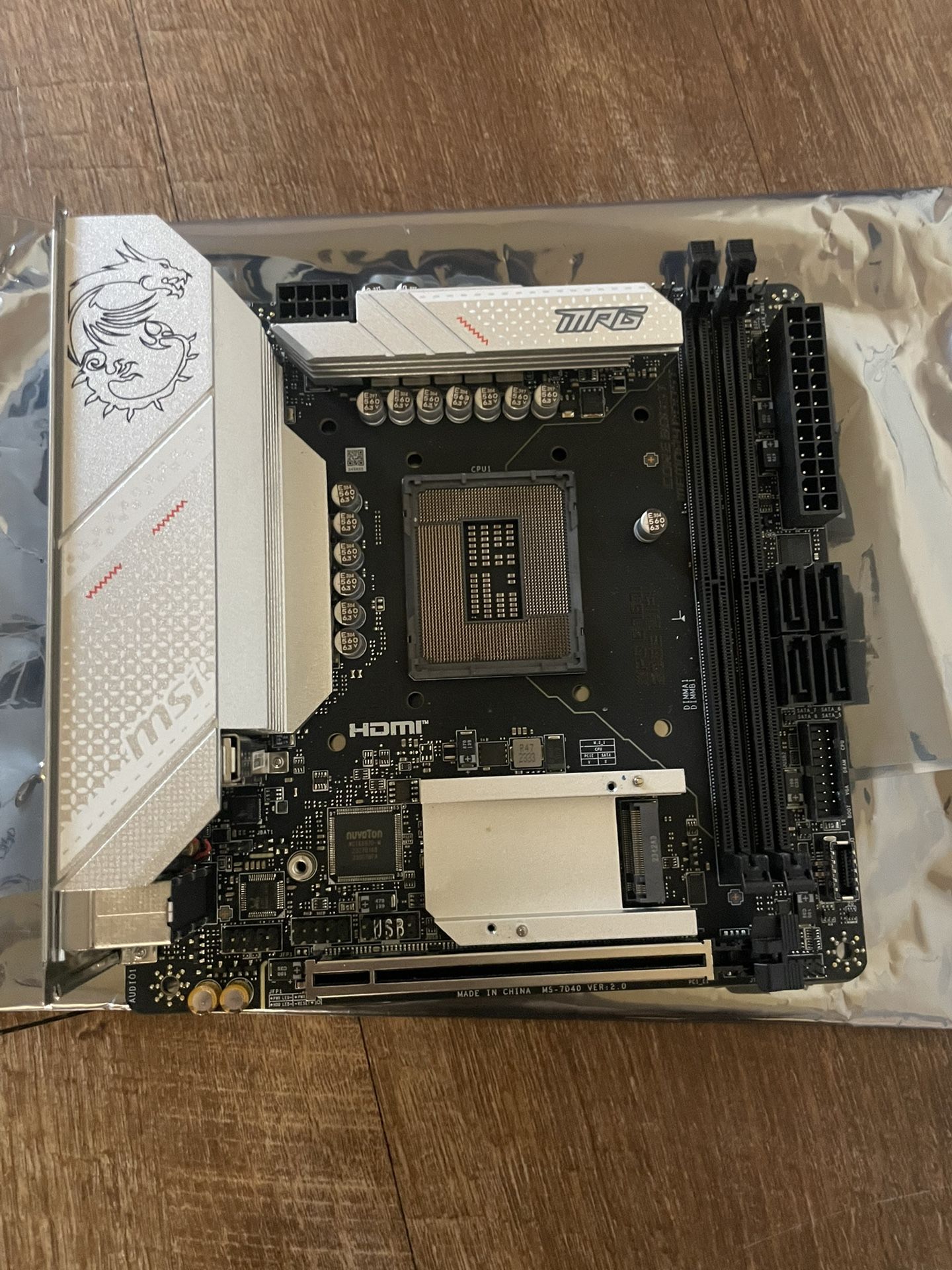 MSI MPG B760I Edge WiFi Gaming Motherboard