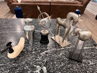 Shelf Decor and Accents from model home
