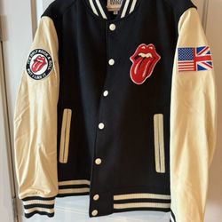 Leather Rolling Stones Jacket 