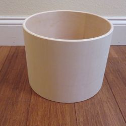 10” Inch Raw Wood Drum Shell - Good Condition.