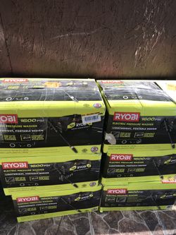 Ryobi pressure washers