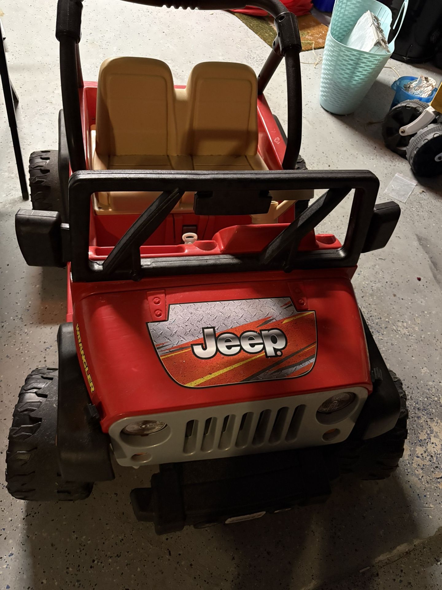 Fisher Price Jeep With Battery And Charger