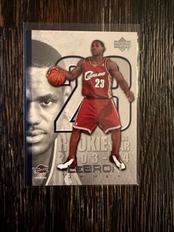Lebron James Rookie of the Year card