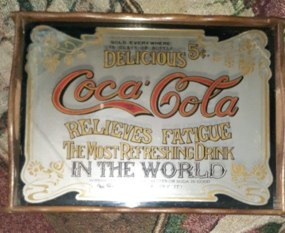 Coca Cola Mirrored Tray