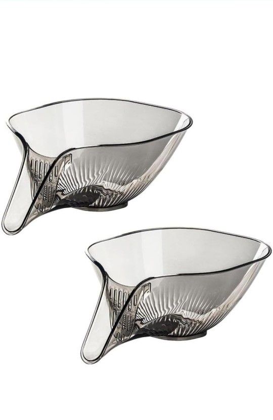 2PCS Multi-functional Drain Basket, Drainage Basket Funnel, Multifunctional Fruits Vegetables Draining Bowl Washing Colander Kitchen Food Strainer (gr