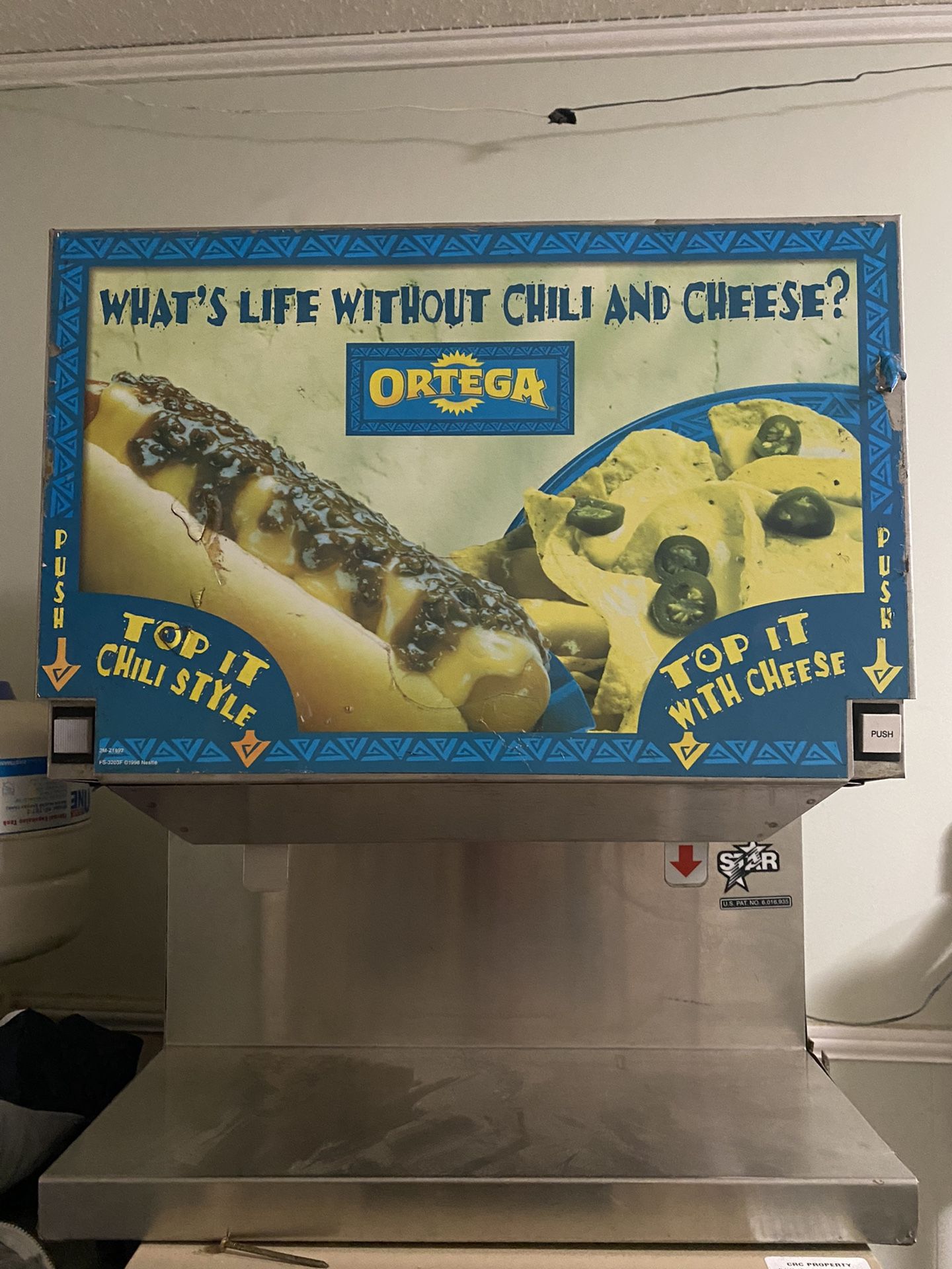 Ortega Chili And Cheese Warmer!