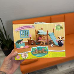 Li'l Woodzeez Miniature Furniture Playset 18pc - Bunk Bed Bedroom Set