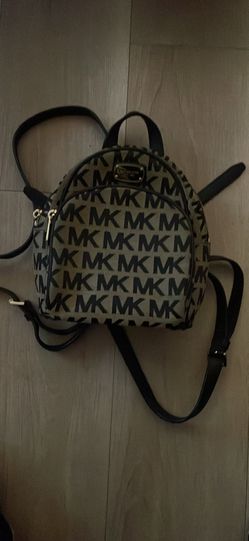 Michael Kors Abbey Signature Jacquard Backpack