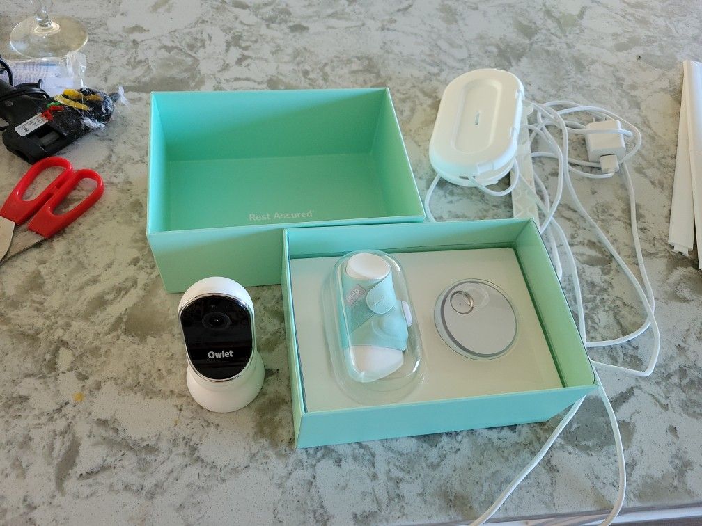 Owlet Baby Monitor Camera And Sock, Never Used