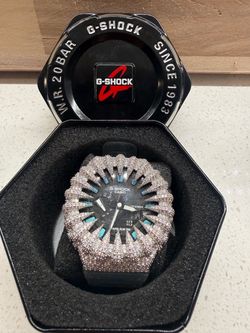 Iced out custom g shock watch