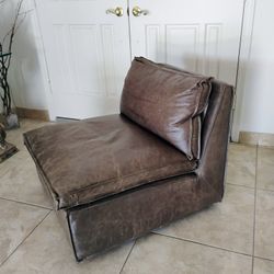 Four Hands Leather Swivel Chair