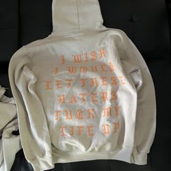 kanye west yeezy yzy life of saint pablo los angeles pop up tour merch hoodie