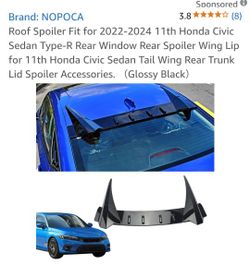 Roof Spoiler For 2022 - 2024 Honda Civic Sedan
