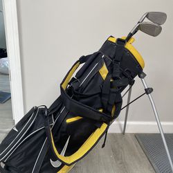 Nike Junior Youth SQ MachSpeed Jr. Golf 5 Club Set Yellow/Black w/Bag RH 44"-52”