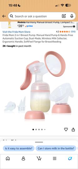 Frida Mom Manual Breast Pump