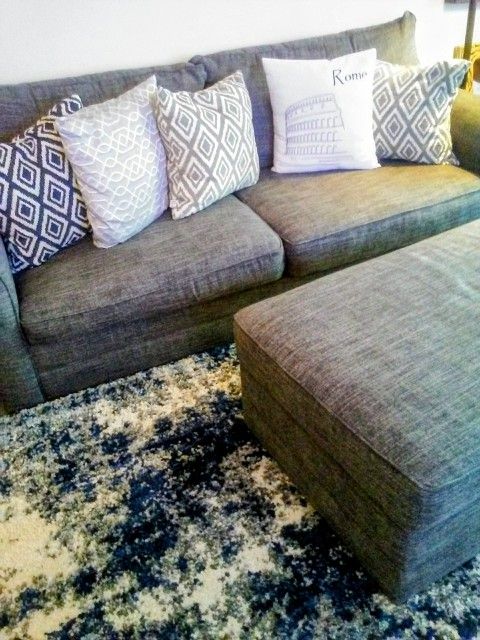 Bassett Sofa Sleeper & Ottoman