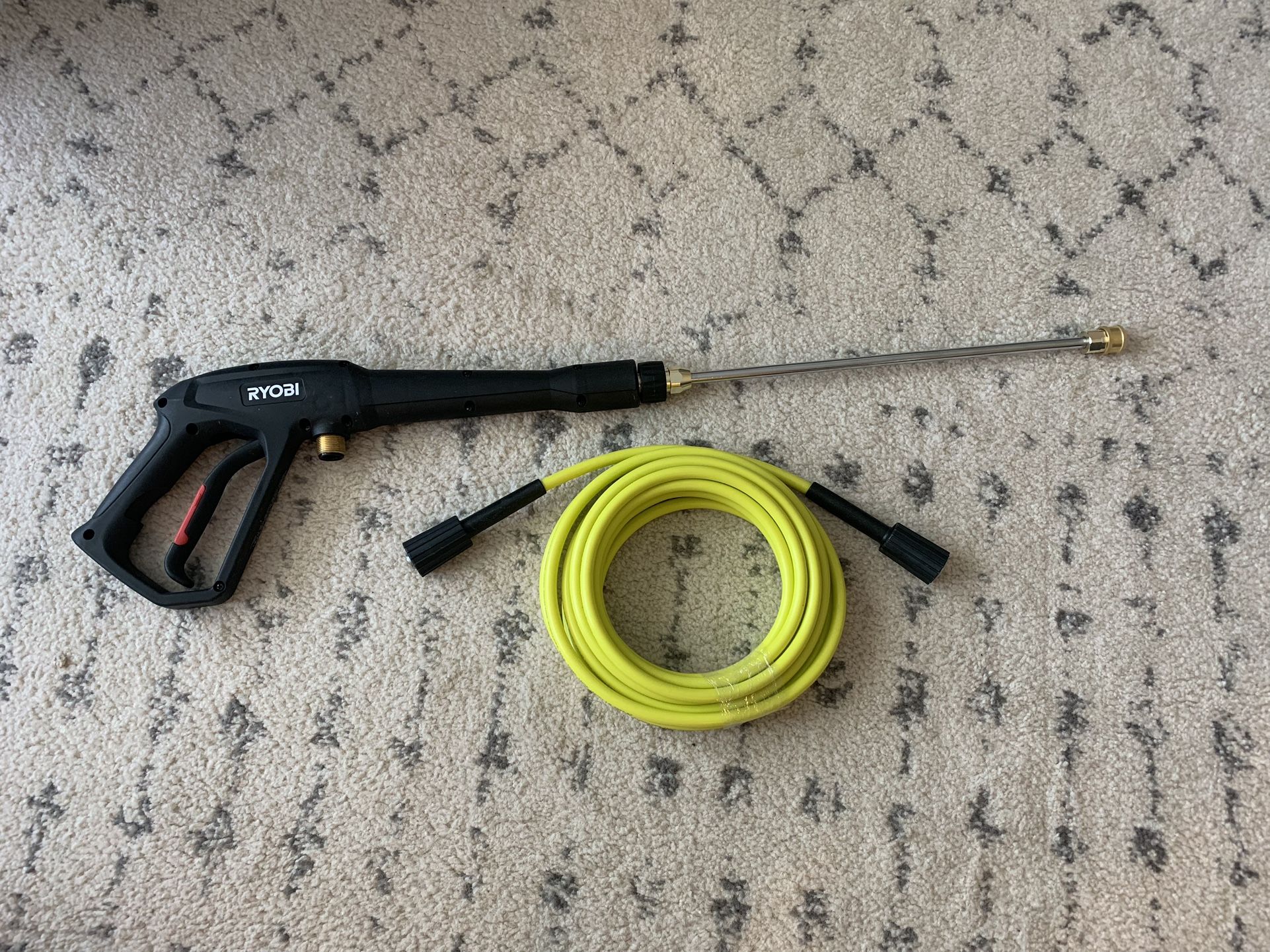 Ryobi Pressure Washer Gun and Hose
