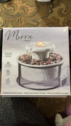 Mirra Euphoria Relaxation Tabletop Fountain Natural