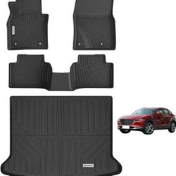 Brand: BACHENG
5.0
5.0 out of 5 stars
(5)
TPE Floor Mats for Mazda CX-30 2020 2021 2022 2023 2024 Compatible 2 Rows Black Car Accessories Durable Mats