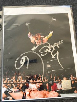 Wwe 8 x 10 Jeff hardy autograph