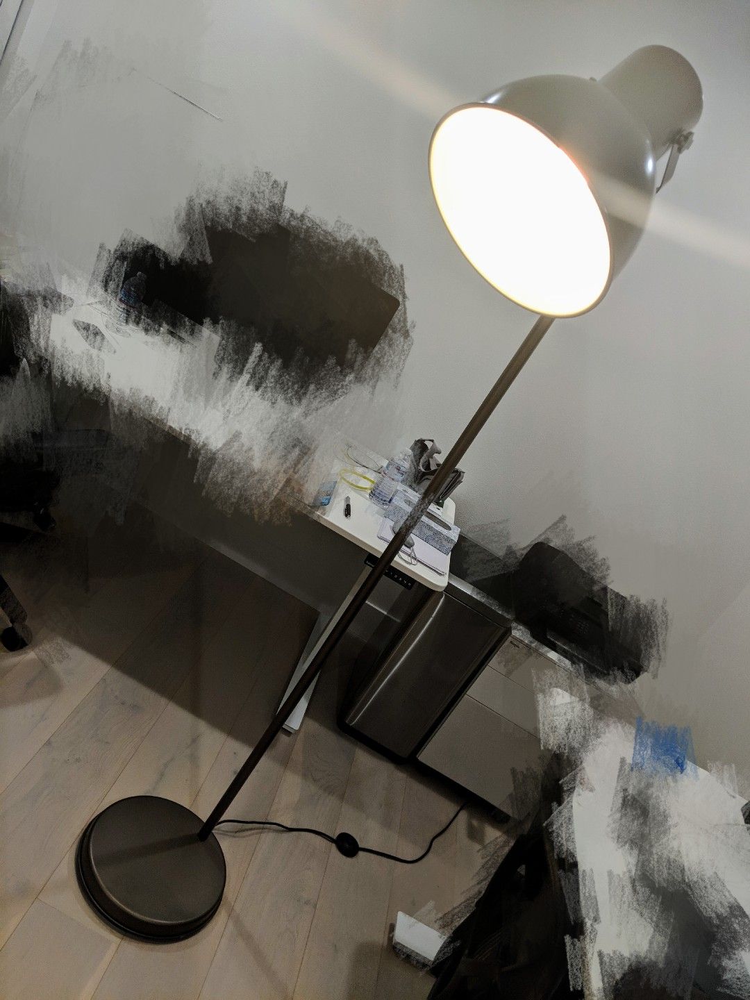 Ikea HEKTAR floor lamp (bulb included)