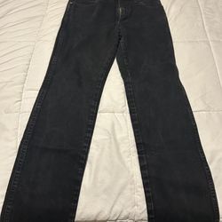 Wrangler A103 Black Cowboy Cut Jeans Size 30x32