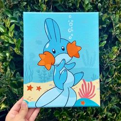 Mudkip Painting (Handmade)