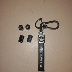 Toyota Keychains and Valve Stem Caps