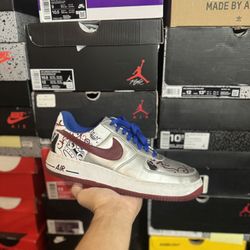 Nike Air Force 1 Low Premium Lebron Collection size 9.5 USED But Clean