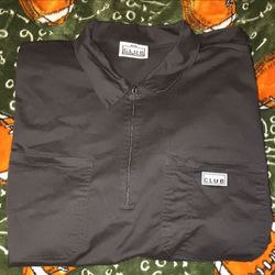 Pro Club Heavyweight Men’s Black 1/4 Zip Workwear 2XL