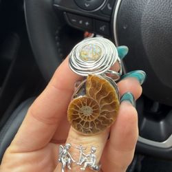 Adjustable Seashell Rings 1/1 Or Both