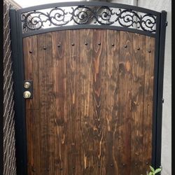 Wrought iron gates