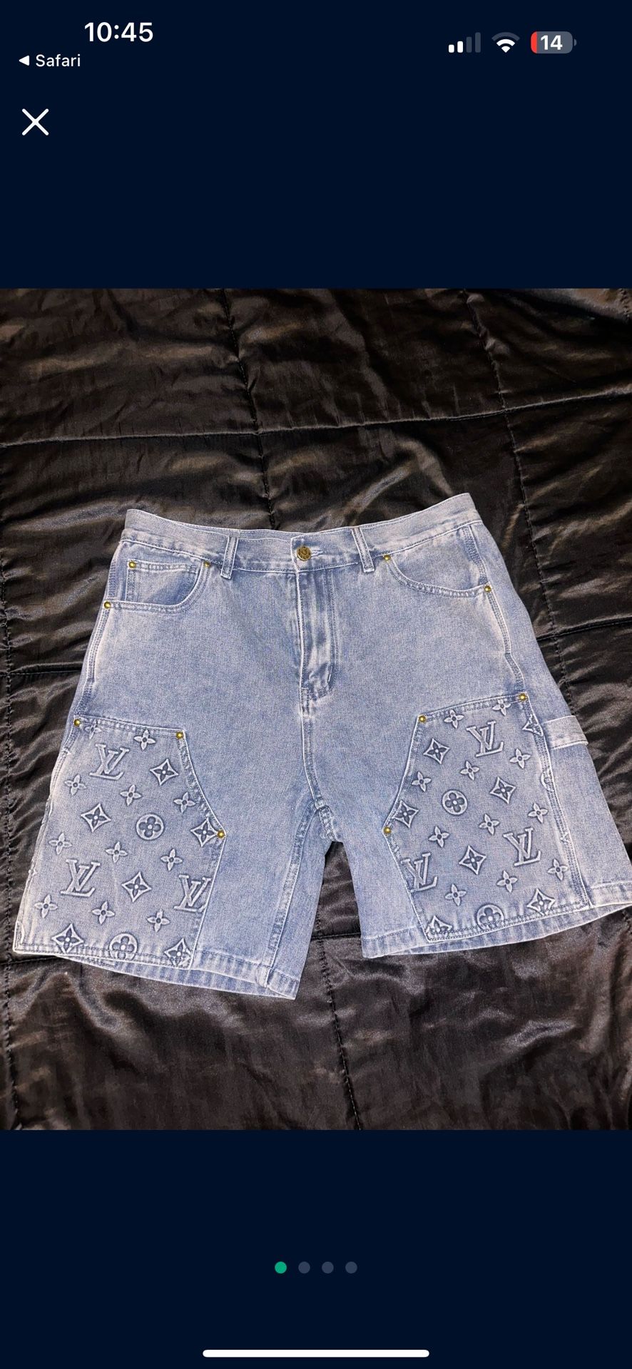 LV Denim Shorts Size 38-40