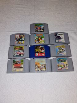 Nintendo 64 Games Video Game Cartridge Collection N64