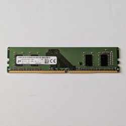Micron 4GB DDR4 2666 MHz Memory PC4-2666V 288-Pin Desktop RAM Stick Module