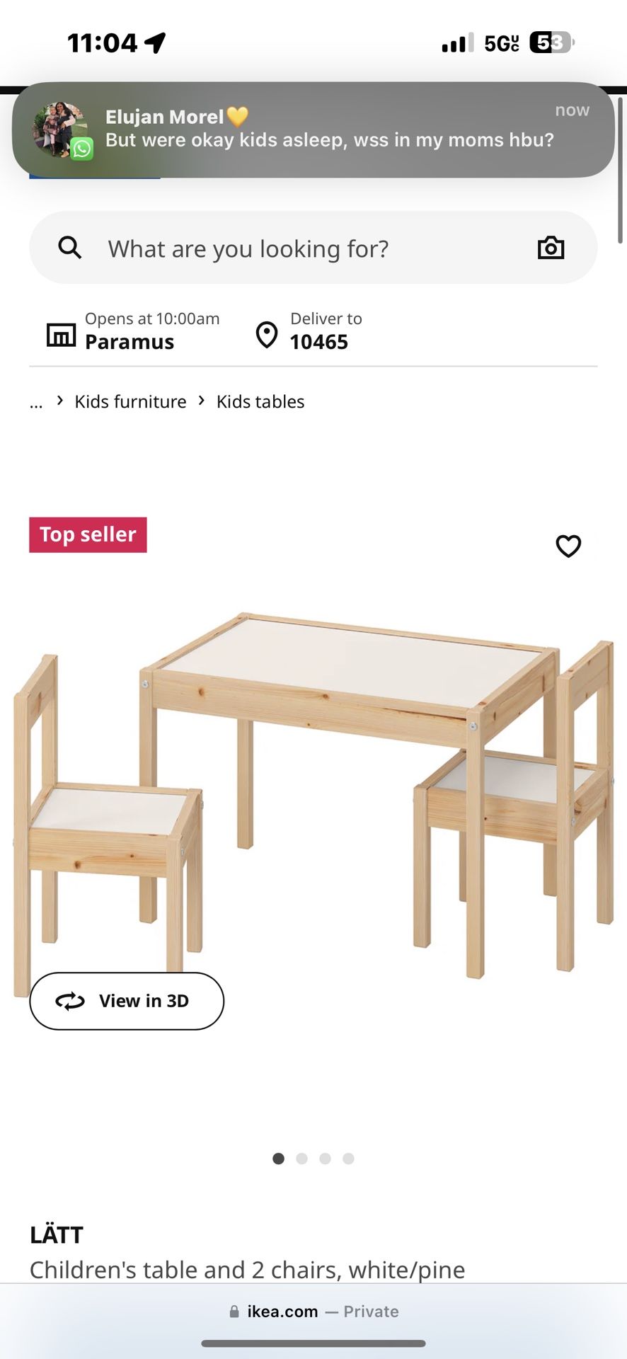 Ikea toddler desk