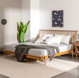 King bed frame platform