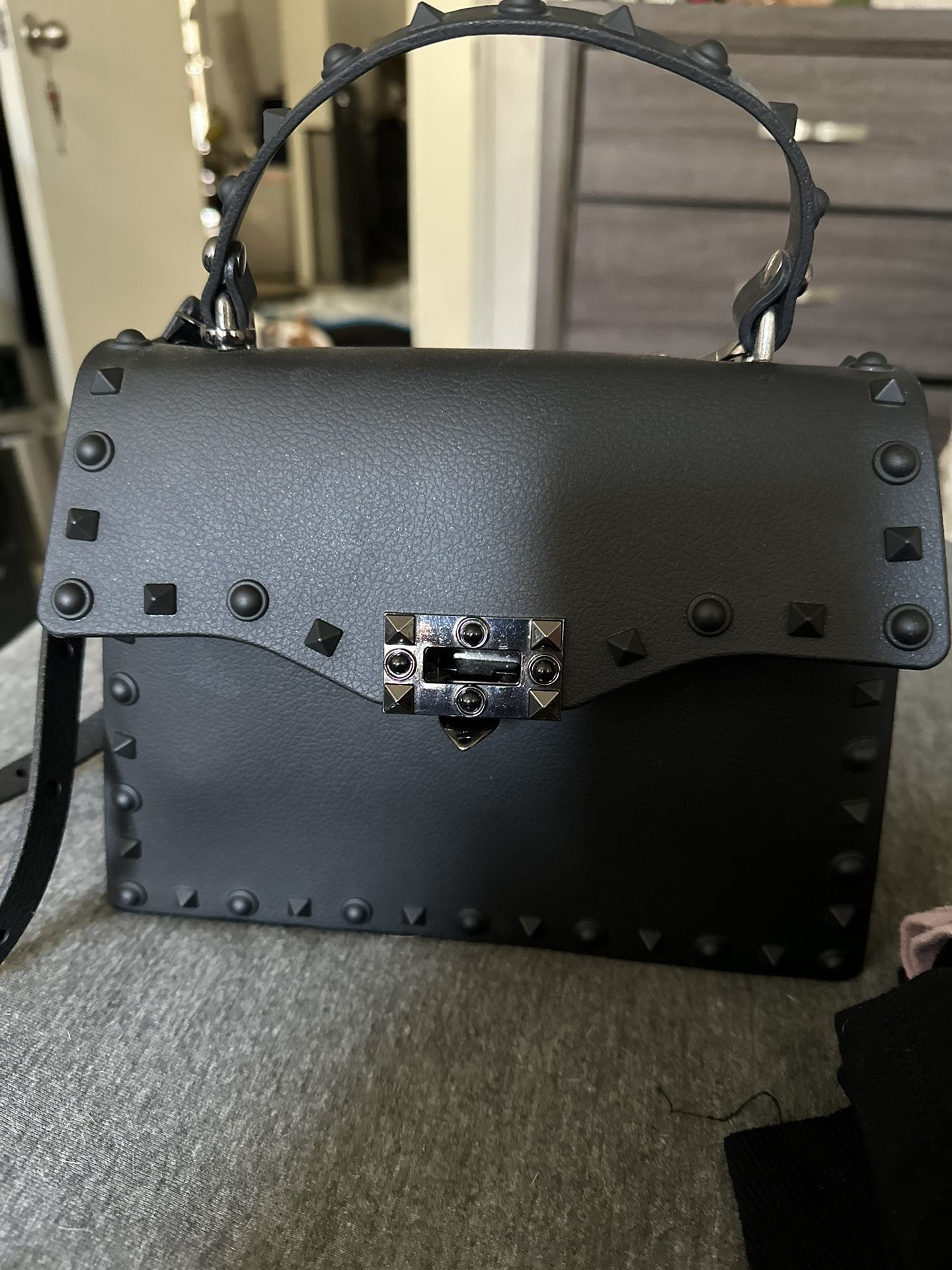 Black Purse with spikes