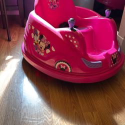 Electric Minnie Mouse Bumper Cart